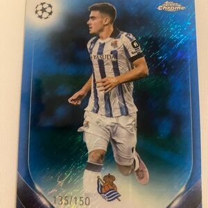 Ander barrenetxea topps soccer card 135/150